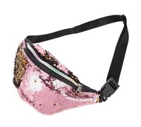 Generic Women's Sports Bag Polyester Adjustable Strap Pink Chest Crossbody Bag Casual Everyday Use Durable Design
