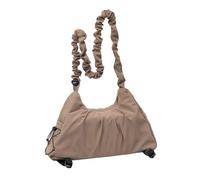 Generic Women's Sports Bag with Shoe Compartment, Stylish Shoulder Strap, Spacious, Casual and Versatile, Mat Holder, Beige