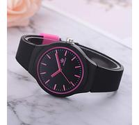 Generic Women's St. Patrick's Day Fashion Watch, Black Silicone Strap, 40mm Case, 22mm Band, Analog Display, Ultra Thin, Adult Women's Watch