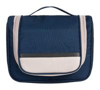 Generic Women's Travel Toiletry Bag, Navy Blue Hanging Makeup Organizer, with 4 Layers, 10.2 X 18.5 in