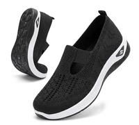 Generic Women's Walking Shoes: Breathable, Comfortable, Non-Slip, Lightweight, Arch Support, Perfect for Indoor/Outdoor, Spring/Summer/Fall, White, US Women's Sizes