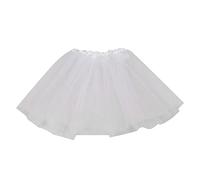 Generic Women's White Mini Skirt, One Size, High Waist, A-line, Pleated Hem, Party, Tennis, Golf, Cheerleading, Polyester/Spandex, Solid, Spring, Summer, Autumn, Winter