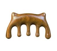 Generic Wood Craft Scalp Massager Comb with Comfortable Touch and Burr-Free Finish, Handheld Practical Massage Tool for Travel and Family Use, Wooden Body Massage Scraping Comb