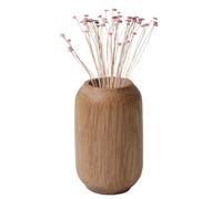 Generic Wood Flower Vase - Dried Flower Wooden Vase | Wooden Vase | Decorative Wooden Vase | White Oak Vase | Handmade Wooden Vase | Artificial Flowers Vase for Flower Arrangement Home Decoration