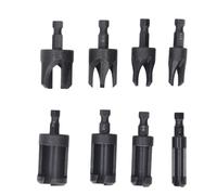 Generic Wood Hole Drill Bit Set 8 Pieces High Hardness Carbon Steel Hex Shank Tools for Seamless Woodworking Joints 1/4in to 5/8in