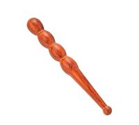 Generic Wood Massage Stick Reflexology Tool for Foot Hand Body with Wavy Structure Comfortable Grip 15 X 2.4cm