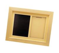 Generic Wood Medals Display Foto Holder 7inchx9inch Accessories with Stands, Wood Color Frame