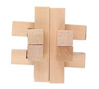 Generic Wood Puzzle, Brain Teaser Lock Intelligent Jigsaw Lock Toy Wooden Interlocking Puzzles Game Toy Games Adult Brain Teaser