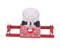 Generic Wood Router Slotting Bracket Versatile Aluminum Bracket for Slotting & Chamfering Works with 65mm Inner Diameter Router
