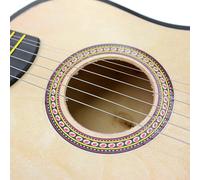Generic Wooden 23" Children's Guitar Toy, Light Weight Educational Instrument for Beginners, Inspires Music Creativity, Kids Gift (Wood Color)