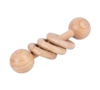 Generic Wooden Baby, Non - Teether Toy Children, Promote the Safe Tactile Perception to Use to Grab (3 Rings)