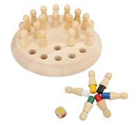 Generic Wooden Chess Toy for Kids - Educational Memory Training Puzzle Game for Ages 5 and Up - Safe Non- Material