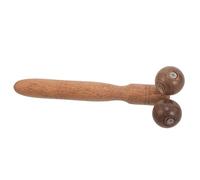 Generic Wooden Face Roller Massager for Facial Care and Eye Massage Brown Handheld Face Massage Roller That Alleviates Facial Fatigue for Daily Skin Care