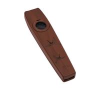 Generic Wooden Kazoo Flute Portable Music Instrument for Beginners Bright Tone Black Walnut 1 Unit