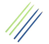 Generic Wooden Lower Leg, High Strength of 2 Pairs of Jazz Rods in Size 5A for Daily Entertainment (1 Pair Dark Blue 1 Pair Green)