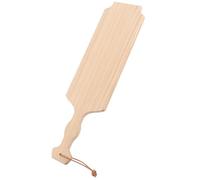Generic Wooden Paddle in Beige Wood for DIY Creative Handicrafts, Practical Paddle Decor with Unique Shape, Easy to Embellish for Crafting and Home Decoration