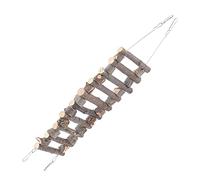 Generic Wooden Pet Ladder for Hamsters, Squirrels, and Birds - Bendable and Durable Climbing Bridge Toy Made of Natural Wood - Safe for Chewing and Teeth - 1 Unit (40cm)