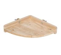 Generic Wooden Pet Platform for Small Animals Durable Eco-Friendly Rack Accessory for Bird Hamster Chinchilla Cage