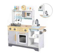 Generic Wooden Play Kitchen Set, Interactive Educational Promote Imaginative Kitchenware Play Set, Enjoy Quality Family Time, Develop Problem Solving Skills, Cultivate Essential Social