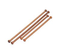 Generic Wooden Sandalwood Hanging Rods 4 Pcs, Sturdy Decorative Dowels for Home Projects, 9in and 12in for Crafts and Decorations