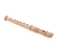 Generic Wooden Soprano Recorder for Boys and Girls 6 Hole Beginner Clarinet Musical Instrument Cleaning Rod Natural Wood Flute for School and Home Use