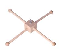 Generic Wooden Wind Baby Mobile for Nursery Attention Cultivation, Beech Material, 1 Piece