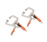 Generic Woodworking Face Clamp Locking C Clamp Set Heavy Duty 2Pcs for Welders and Machinists (9 Feet)