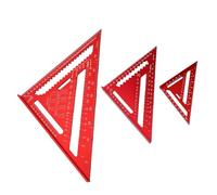 Generic Woodworking Rafter Square Set Crafted Aluminum for Framing and Angle Marking 4 Inch 6 Inch 12