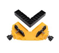 Generic Woodworking Right Angle Clamp Reusable ABS Plastic L Shape 90 Degree Corner Jig with Knobs for Square Frame Toolbox Cabinet Drawer Assembly