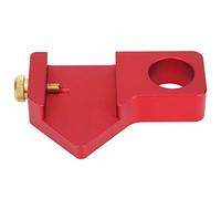 Generic Woodworking Ruler Limiter Time-saving General Purpose Block for Woodworkers Aluminum Alloy (Red)