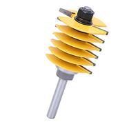 Generic Woodworking Strong Steel Finger Joint Router Bit for Drawers or Woodwork,1.57" Vane/Wing, for End to End Joint, 8mm Shank Router Bit for Electric Wood Milling Machine