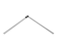 Generic Woodworking Tool Digital Angle Ruler 500mm, Stainless Steel Protractor with Large LCD Display, 0-360° Measuring Range, Projects