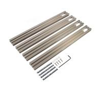 Generic Woodworking Track Saw Guide Rail, Aluminum Alloy Parallel Guide Rail System, Adjustable Limit Block with Locking Design, Ideal for Woodworking, Furniture Processing &