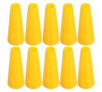 Generic Wool Craft for Knitting and Production Processes Embroidery Tubes Yellow Lightweight Ergonomic Tapered Design with Antislip Grooved for Textile Workers