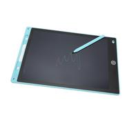 Generic Writing Tablet, Lock Function One Touch Erase Doodle Pad Drawing Board Reusable 12 Inch Color Screen Improve Concentration Safe for Girls Boys for Learning (Blue)