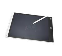 Generic Writing Tablet, Lock Function One Touch Erase Doodle Pad Drawing Board Reusable 12 Inch Color Screen Improve Concentration Safe for Girls Boys for Learning (White)
