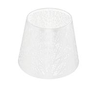 Generic Wrought Iron Carved Forest Tree Shaped Mini Lamp Shade for Bedroom Decor, Modern Style E27 Table Lamp Cover, 7.5", Black (White)