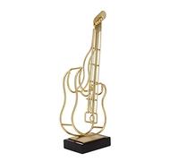 Generic Wrought Iron Violin Ornament Stylish Home Decoration for Living Room and Bedroom, Black 28x10x6cm