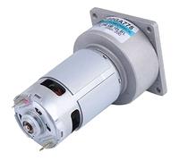 Generic XD60GA-775 Micro DC Geared Motor High Torque Adjustable Speed Motor for Robotics Projects Metal (200 rpm)