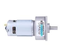 Generic XD60GA-775 Micro DC Geared Motor High Torque Adjustable Speed Motor for Robotics Projects Metal (200 rpm)