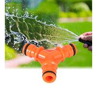 Generic Y Shaped 3 Way Hose Connector Durable Splitter for Garden Watering, Heat Resistant ABS Plastic, Fits Quick Connectors, 1 Unit (Three-Way Pacifier)