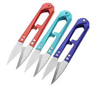 Generic Yarn Scissors Small Size Thread Scissors for Crafts and Household Use Mixed Colors High Carbon Steel 12 Pieces 10.8x2.2cm