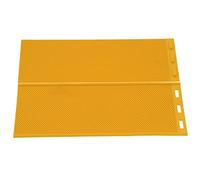Generic Yellow 2Pcs Beeswax Press Mold Tough Rubber Manual Comb Foundation Sheet for Beekeepers