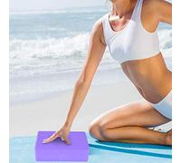 Generic Yoga Block Foam Brick for Safe Stretching and Flexibility Training - 23x15x7.5cm, Eco-Friendly EVA Material, (Purple)