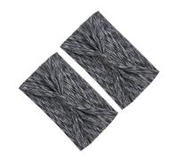 Generic Yoga Headbands for Women 2 Pack Elastic Breathable Sweat Wicking for Gym Running Exercise - 9.45x5.91in Soft Polyester (Black)