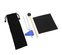 Generic Yoga Meditation 528Hz Vibration Tuning Fork Kit for Relaxation and Peaceful Mind Material Stainless Steel Wood (528Hz)