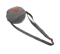 Generic Zen Meditation Bowl Carrying Bag Gray Tibetan Singing Bowl Case Padded Protection for Travel Lightweight and Sturdy for Musicians and Mindfulness Enthusiasts