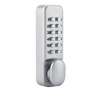 Generic Zinc Alloy Convenient Password Security Coded Lock for Office Interior Doors, 1-11 Digit Combination Code Lock for Rental Doors, Durable Material with English Manual