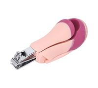 Generic Zoom Infant Nail Clipper, Manicure Tool with Magnifying Glass for Babies and the Aged, Compact and Lightweight, 1 Count (Pink + Rose red)