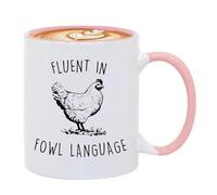 Genérico 11oz Chicken Patten Tasse Für Kaffee, Moderne Kaffeetassen Für Tee, Milch, Große Keramik-Kaffeetassen Für Zuhause, Schlafzimmer | Keramiktasse,Keramik-Kaffeetasse,